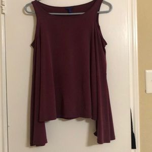 Off shoulder silky smooth top